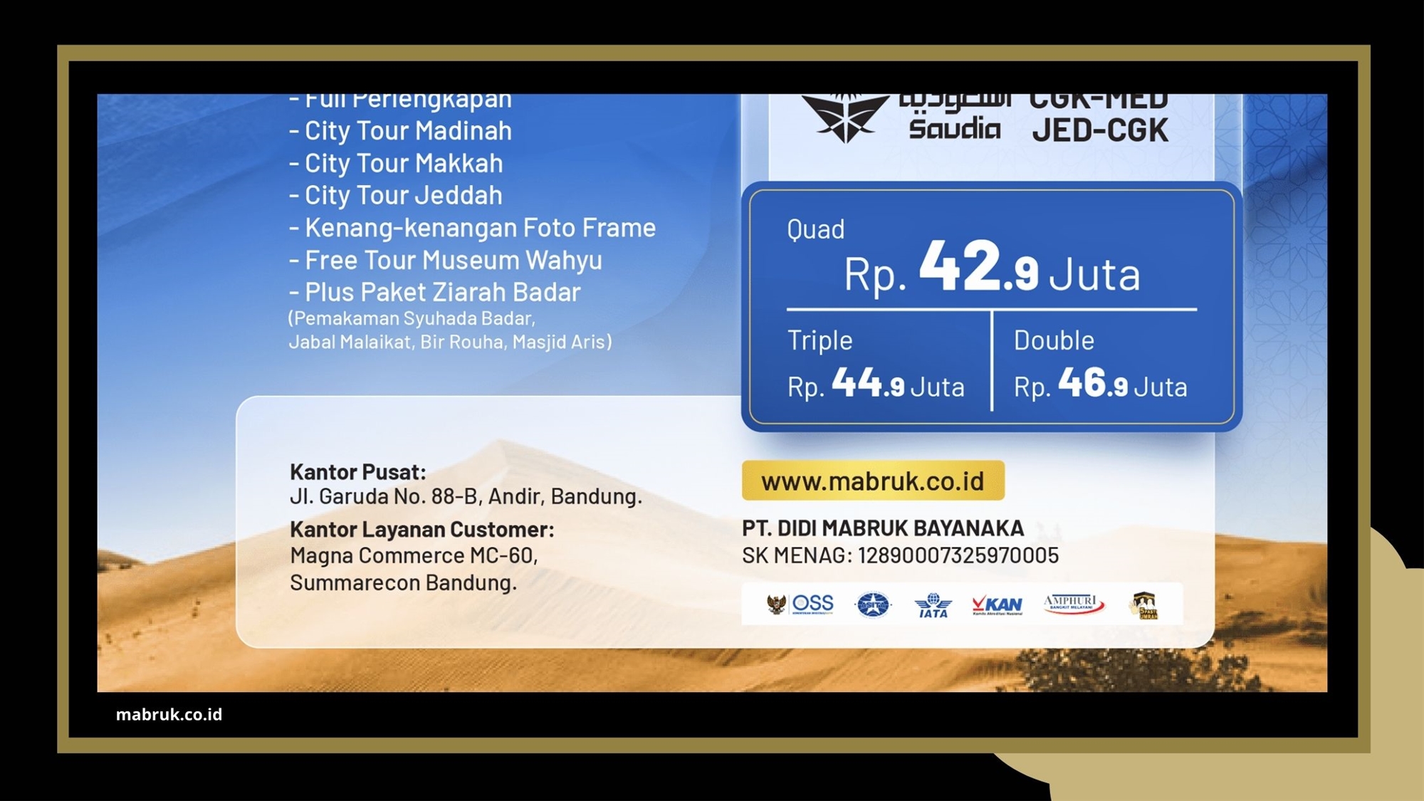 paket umrah terjangkau dan terpercaya