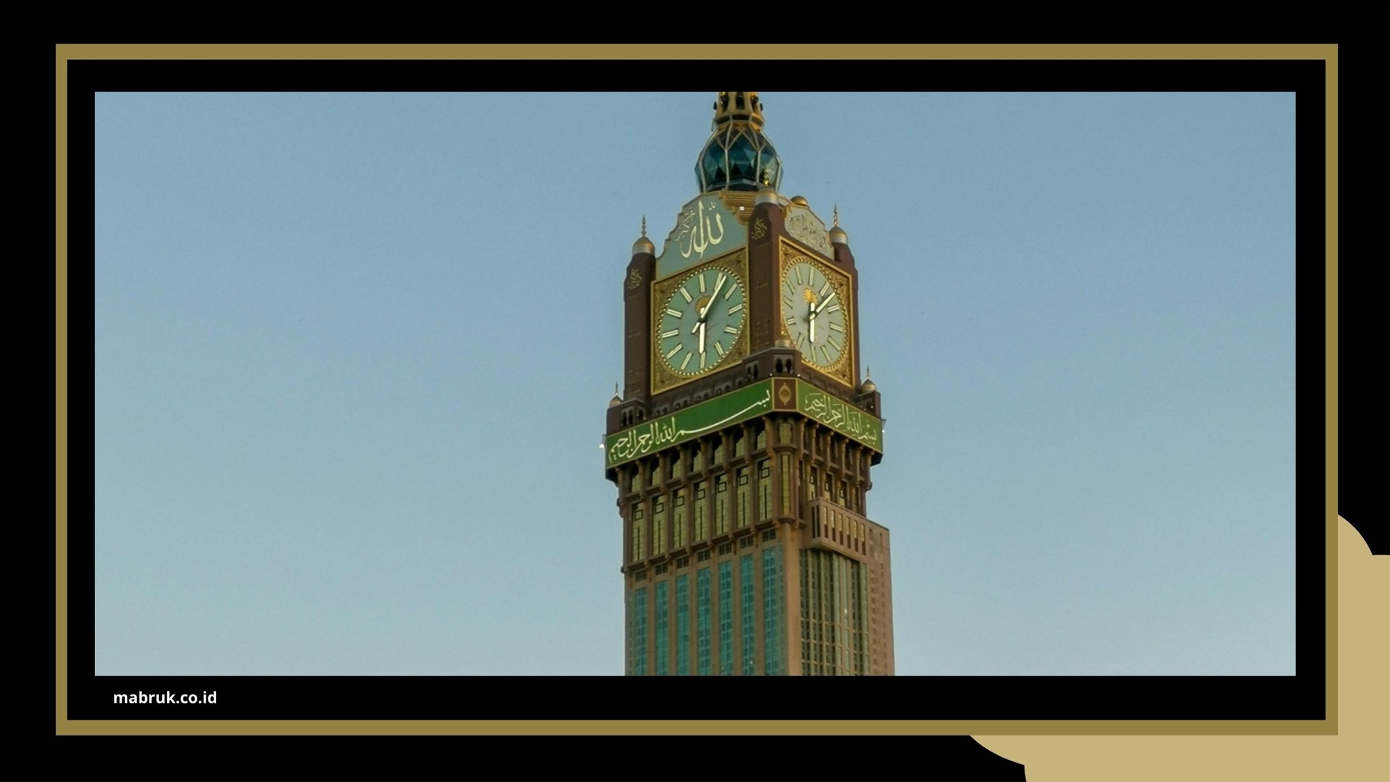 jam tertinggi di dunia - abraj al bait