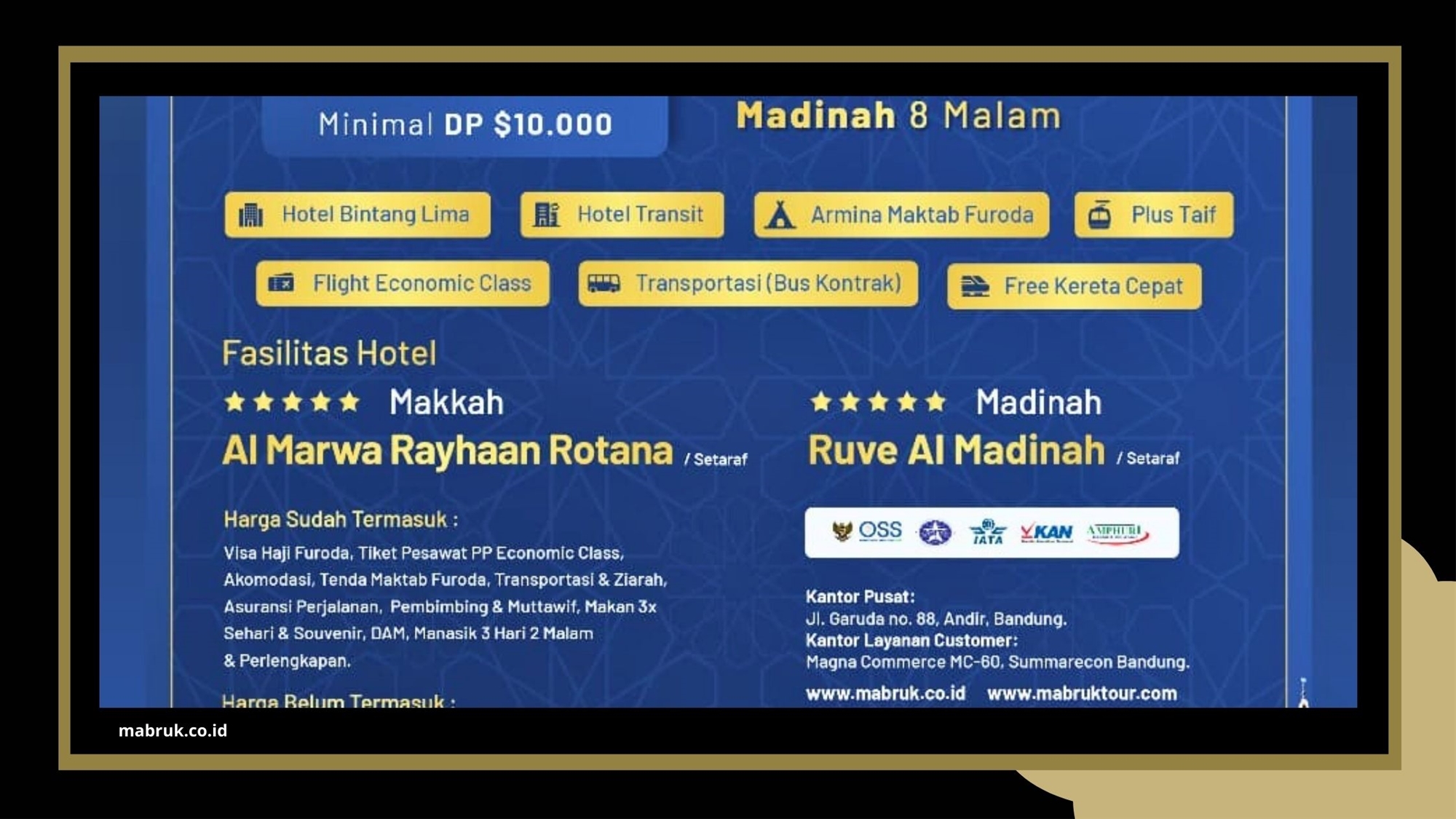 Paket Haji Furoda 2025 Terpercaya - syarat dan fasilitasnya