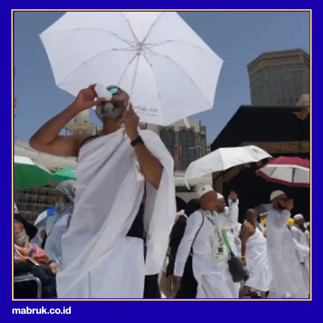 cara mencegah heatstroke saat ibadah haji